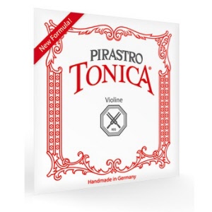 4/4 Pirastro Tonica  - Viool Snaren - New Formula  Tonica snaren fijn om te bespelen, zelfs tot in de hoogste posities. Bij de new Formula! snaren is het Pianissimo spelen aanzienlijk verbeterd. Alle strijkstok bewegingen zijn mogelijk en resulteren in soepele overgang van de ene toon naar de andere