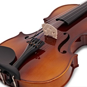 4/4 Viool Antiqued  leuke vioolset  voor beginners, compleet geleverd met koffer, strijkstok en hars. De viool heeft een staartstuk met fijnstemmers en een luxe kinsteun. Er is gekozen voor traditioneel hout.